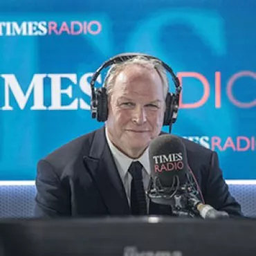 Broadcaster Adam Boulton in the Times Radio studio and news room.
30 March 2022
Jack Hill
Chief news photographer/The Times, The Sunday Times. .